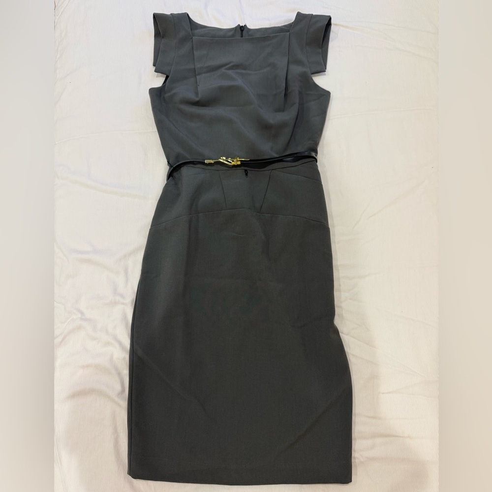 Single Charcoal Midi Dress
